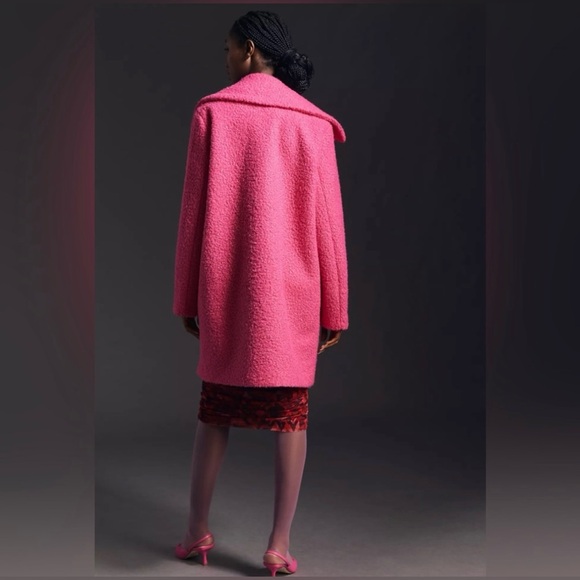 NVLT Flat Bouclé Overcoat Size Large - Picture 4 of 11